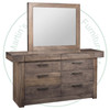 Oak Baxter Double Dresser 19''D x 69''W x 36''H With 8 Drawers