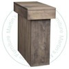 Oak Baxter Chair Side Table 23''D x 13''W x 26''H