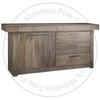 Oak Baxter Sideboard 19''D x 79''W x 37.5''H With 5 Drawers And 2 Doors.