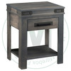 Oak Gastown Open Night Stand 18.5''D x 24''W x 29.5''H