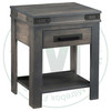 Oak Gastown Power Management Open Night Stand 18.5''D x 24''W x 29.5''H