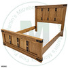 Oak Gastown Single Bed Complete With Low Footboard Headboard 58'' Footboard 24''