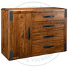 Oak Union Station Sideboard 18.5''D x 53.5''W x 39.5''H