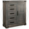 Maple Gastown Gentleman's Chest 19.5''D x 48.5''W x 62''H