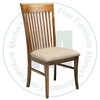 Oak Demi - Lume Side Chair With Upholstered Seat