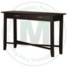 Oak Demi-Lume Rectangle Sofa Table 16''D x 46''W x 30''H