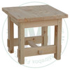 Maple Homestead End Table 24''D x 24''W x 24''H