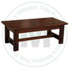 Oak Homestead Coffee Table 24''D x 48''W x 18''H
