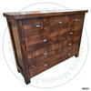 Pine Frontier Dresser 62''W x 47''H x 20''D With 9 Drawers