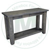 Oak Dakota Sofa Table 18''D x 48''W x 30''H With Drawer And Shelf