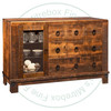 Oak Barrelworks Sideboard 54.5''W x 36.25''H x 18.5''D With 1 Glass Door