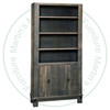 Oak Barrelworks High Bookshelf 40''W x 80.25''H x 14.5''D.