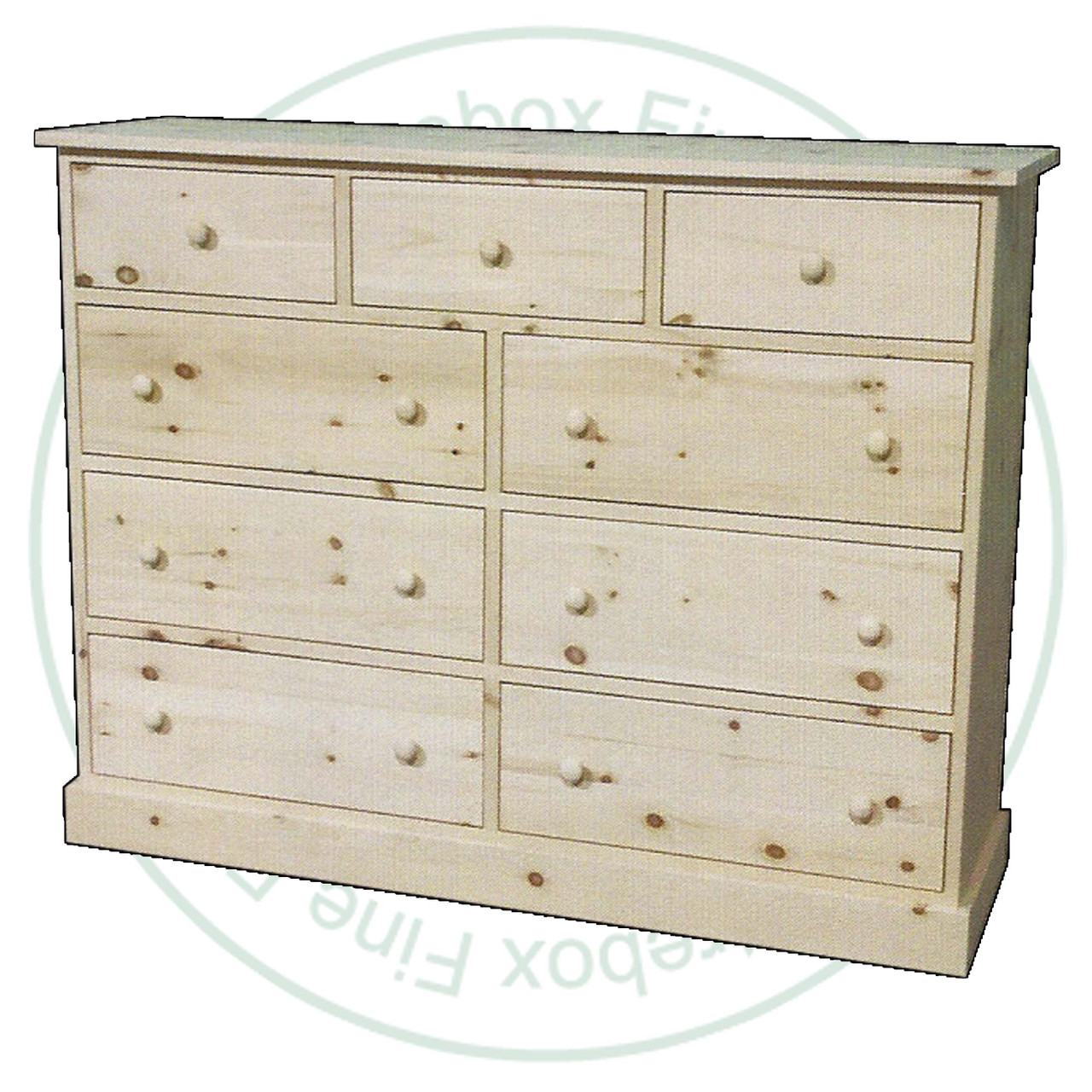 Maple Cottage 9 Drawer Mens Chest