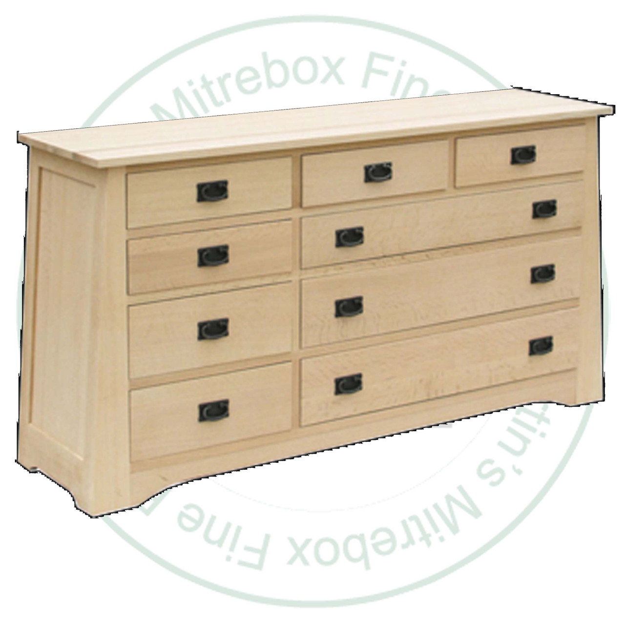 Pine Mission Horizon Dresser 67.5''W x 35.5''H x 19''D