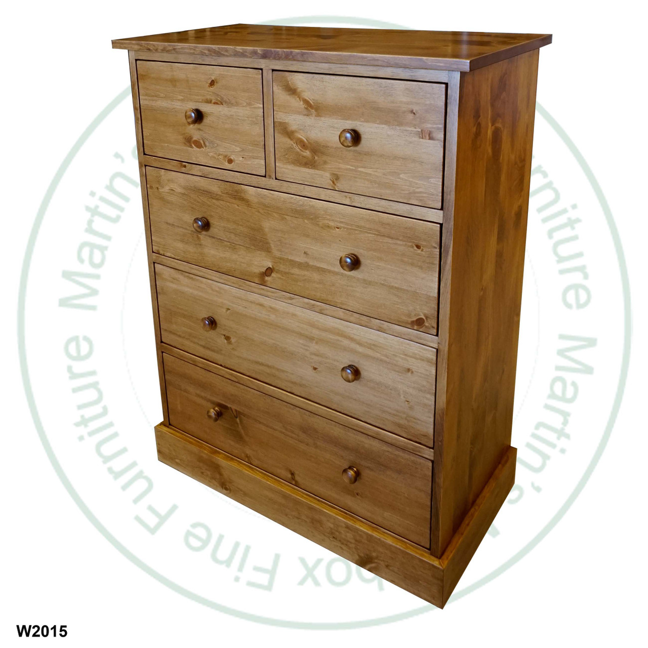 Pine Cottage 5 Drawer Highboy