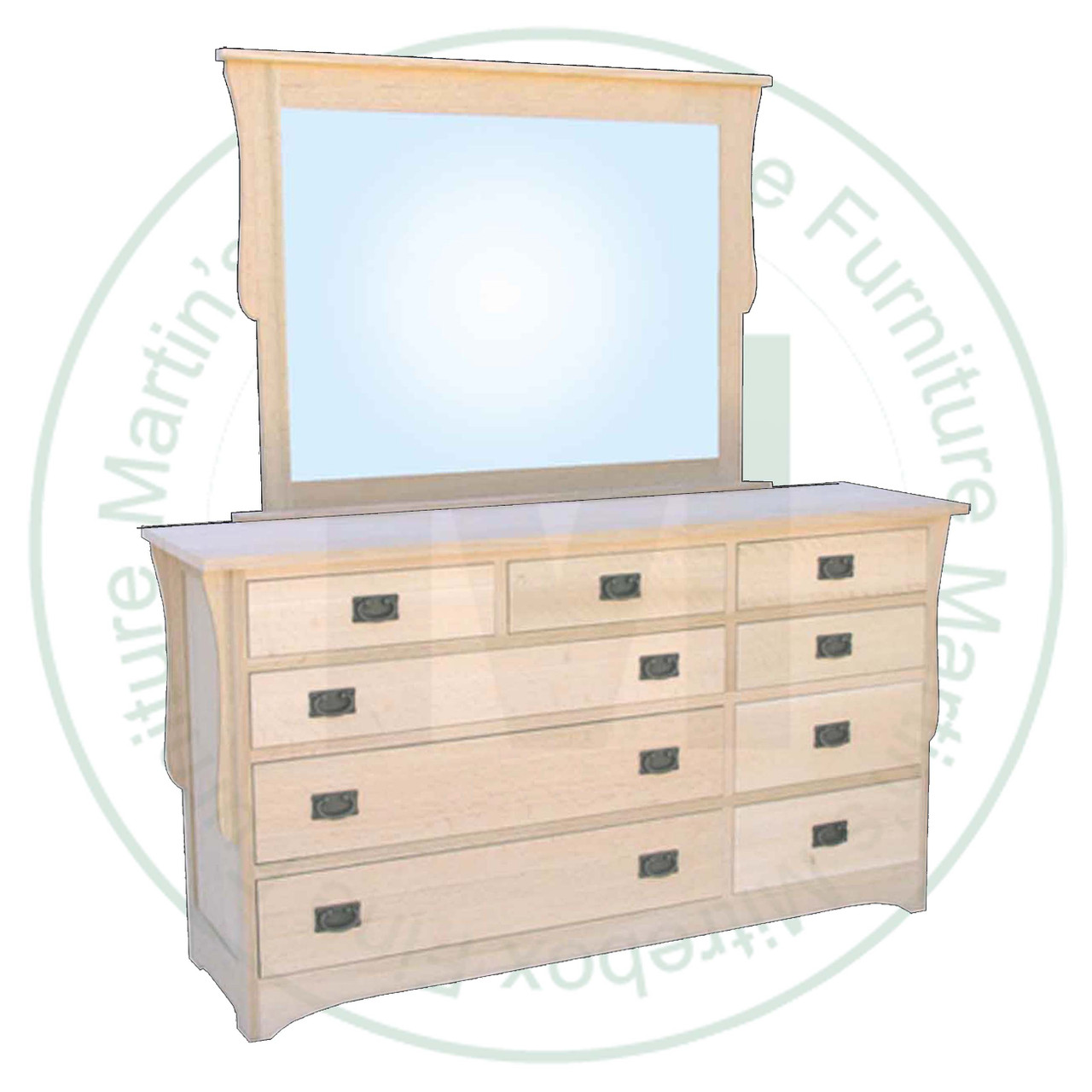 Oak Mission Landscape Mirror