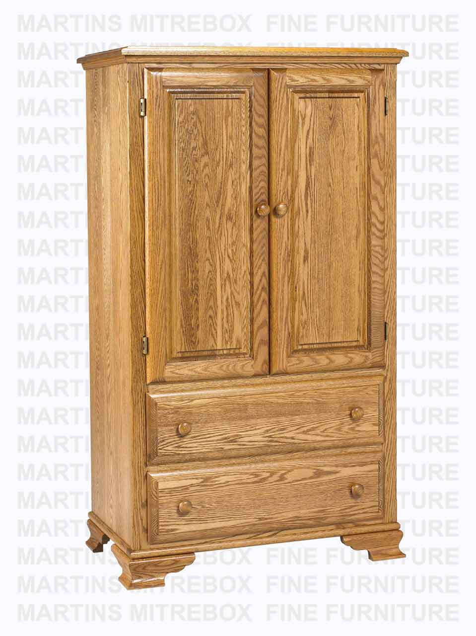 Maple Country Lane Armoire Mini 20''D x 34''W x 60''H