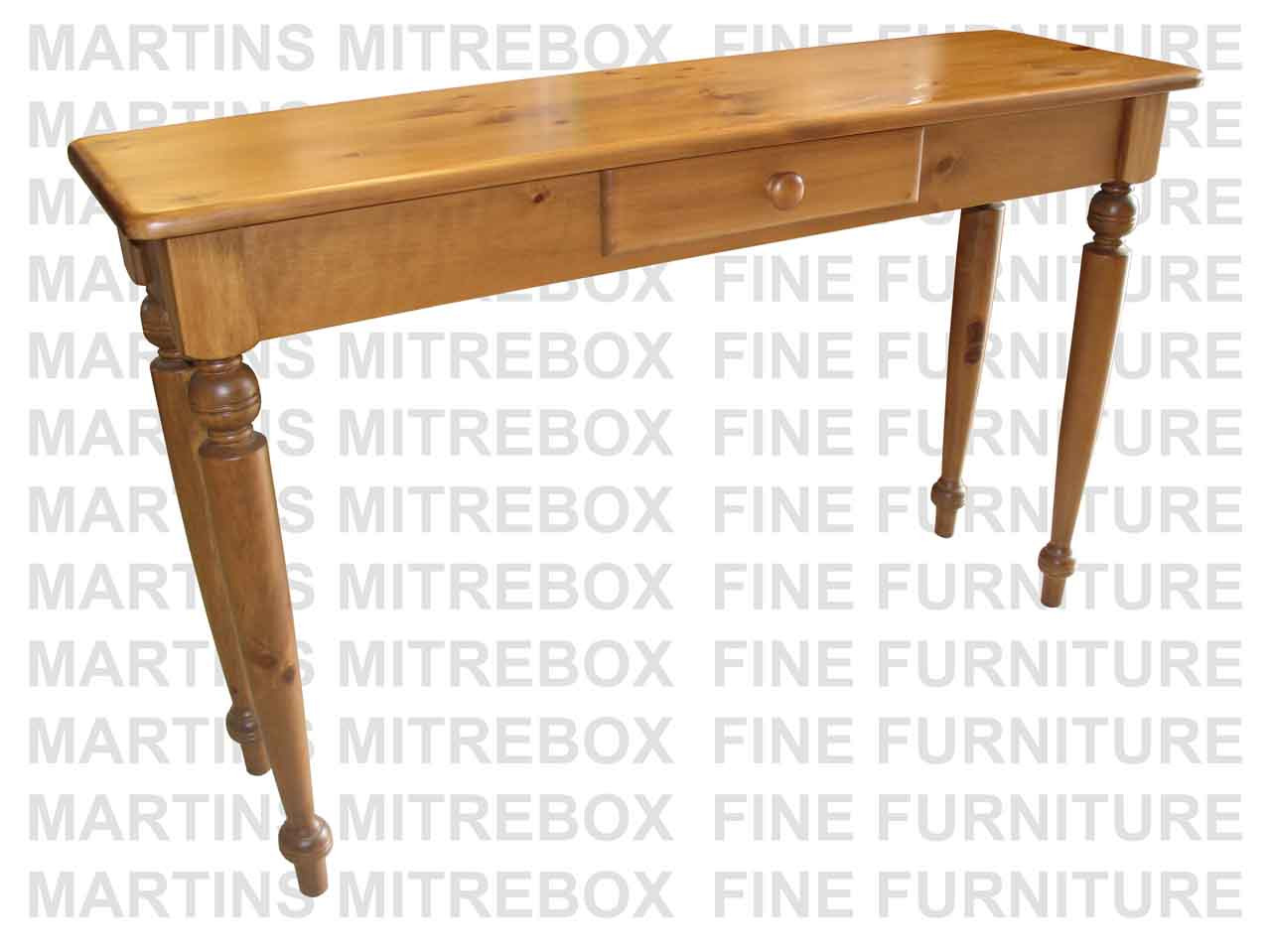 Oak Country Lane Hall Table With Drawer 14''D x 48''W x 30''H