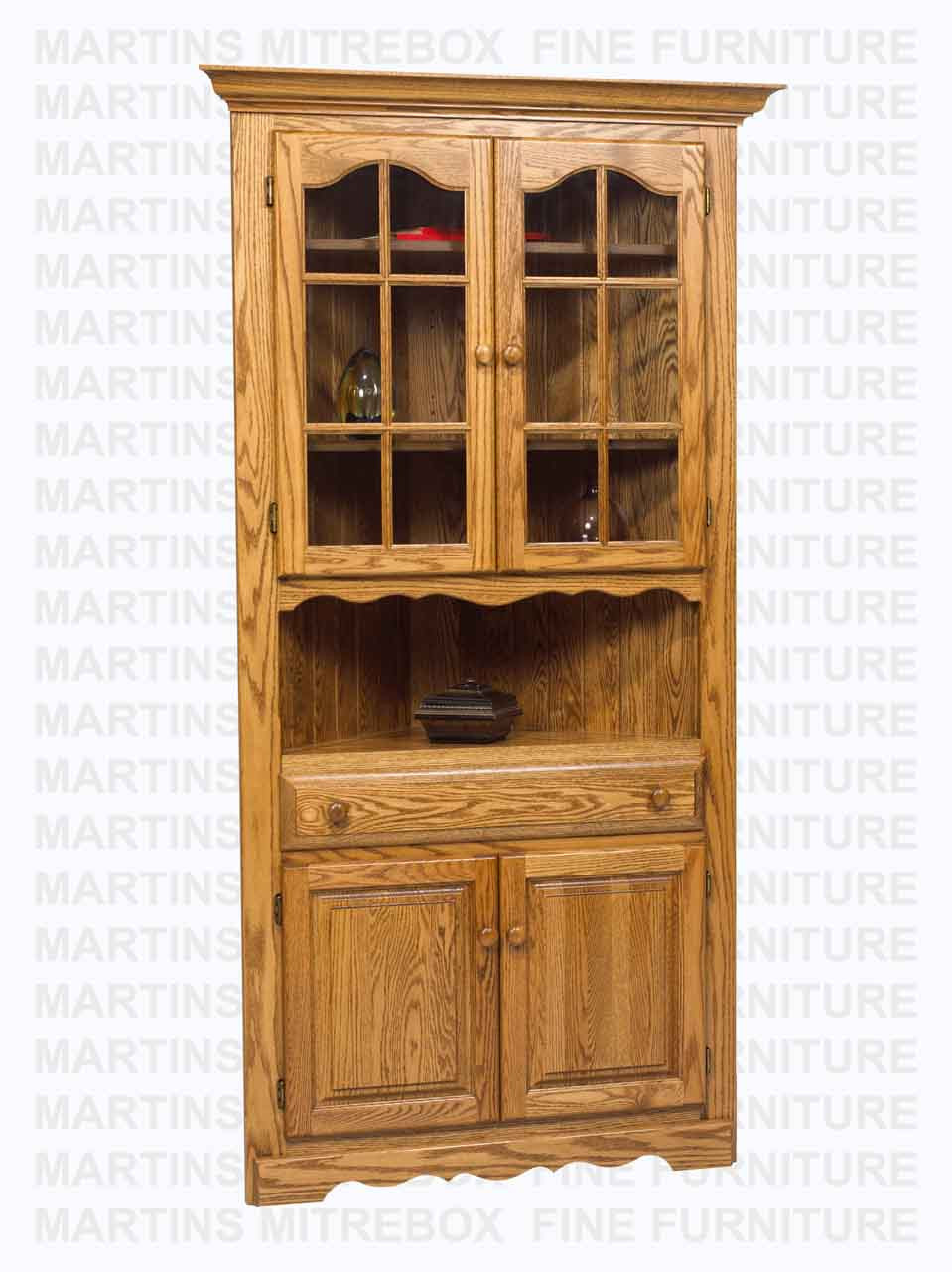 Oak Country Lane Corner Unit 17''D x 81''H x 28'' Out Of Corner