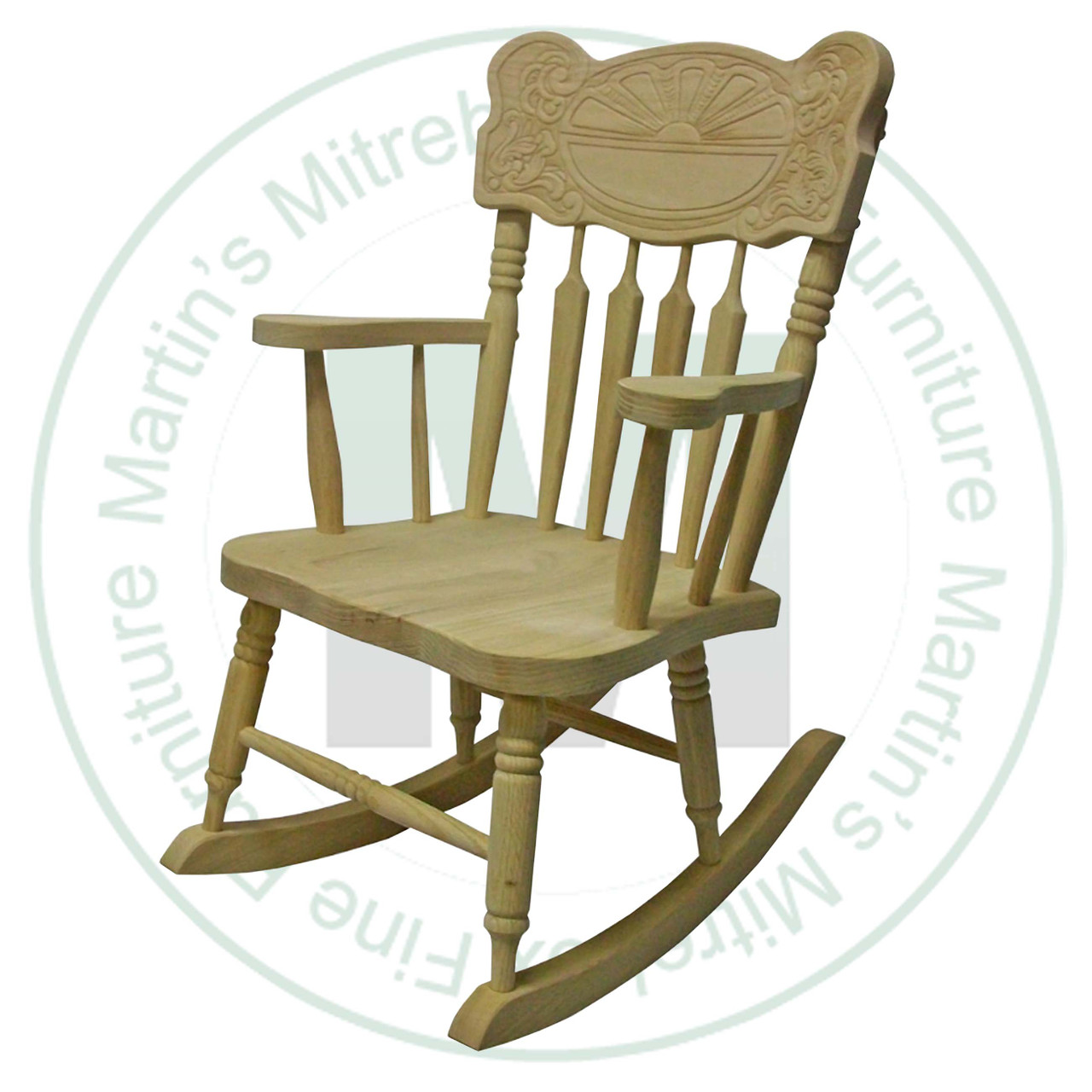 Oak Sunrise Kids Rocker