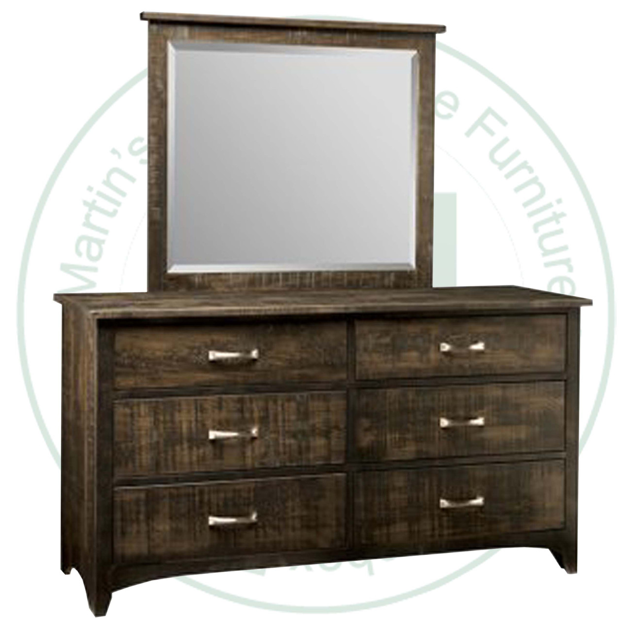 Maple Bancroft Dresser 19''D x 65''W x 35''H With 6 Drawers