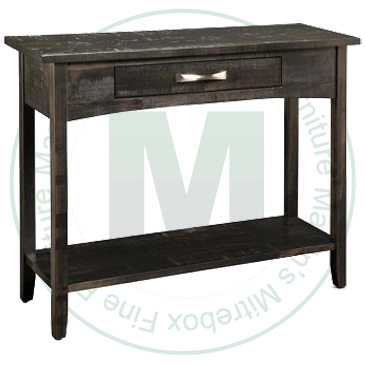 Oak Bancroft Sofa Table 16''D x 35''W x 30''H With Drawer And Shelf