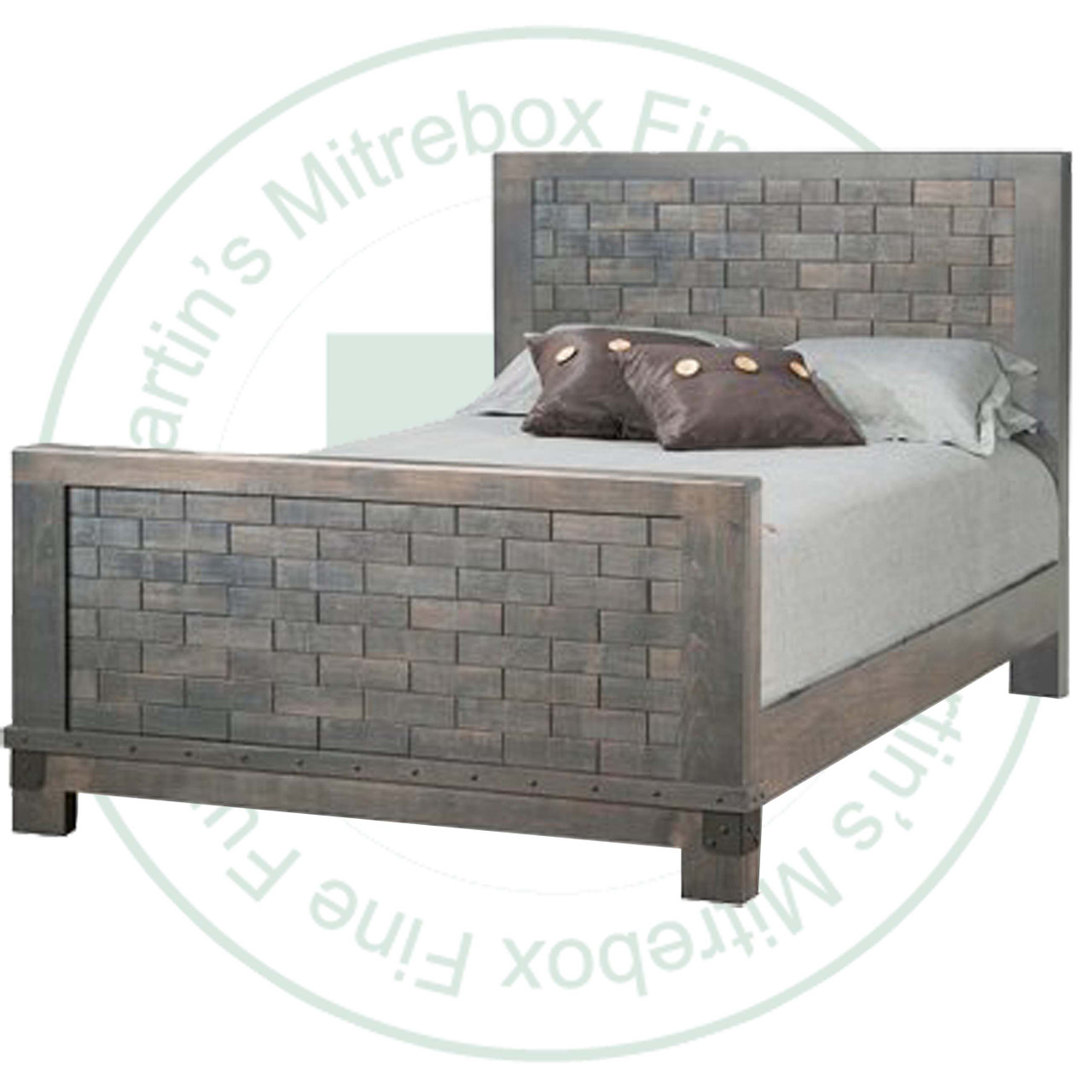 Maple Barrelworks Single Bed with High Footboard