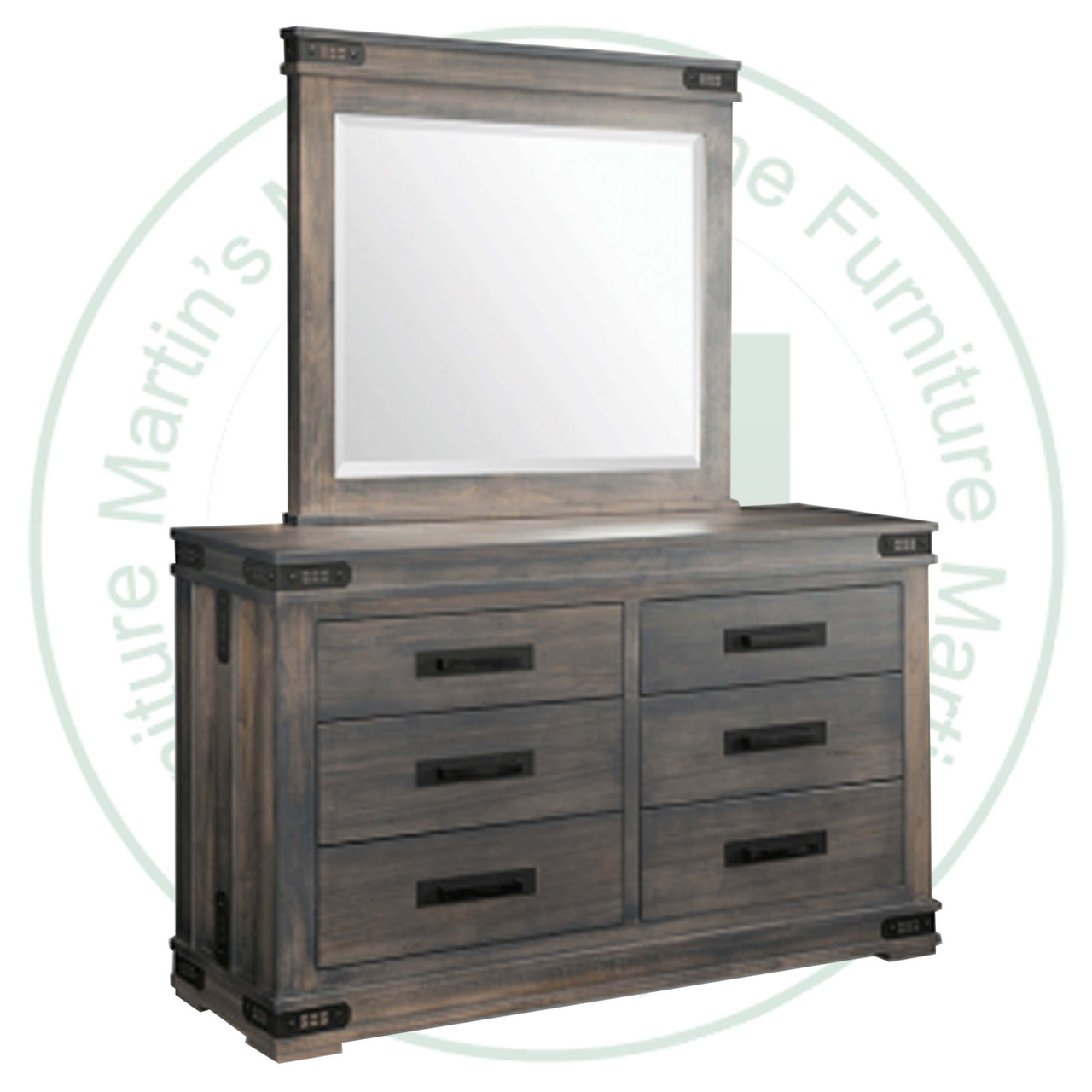 Maple Gastown Landscape Mirror 3''D x 42.5''W x 40.5''H With Jewelry Option.