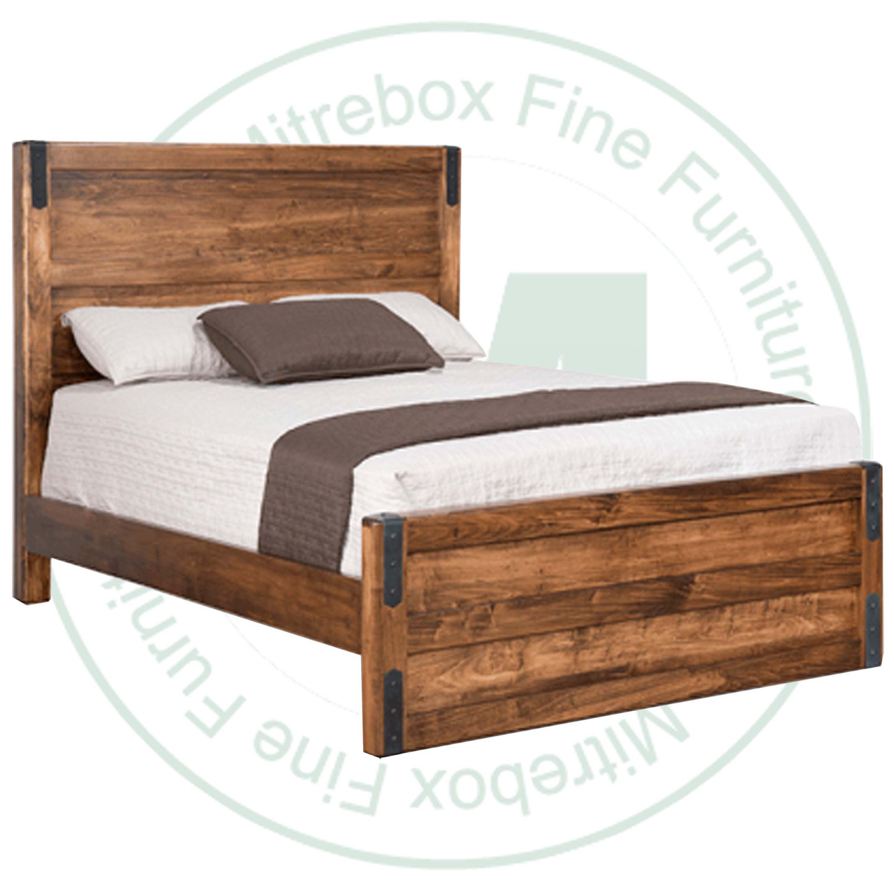 Oak Union Station Queen Bed With Low Footboard