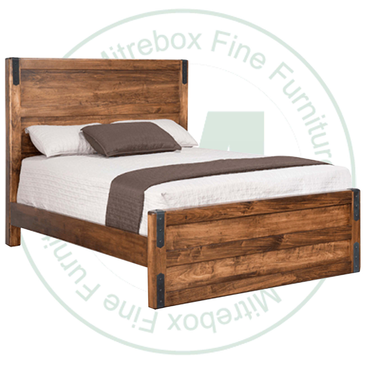 Oak Union Station King Bed With Low Footboard