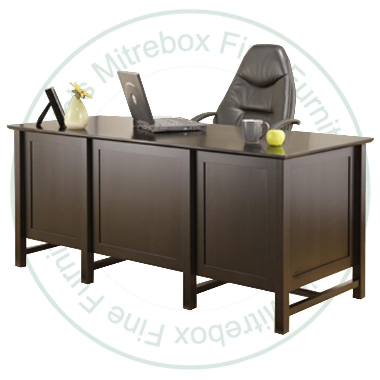 Maple Brooklyn Executive Desk 28'' Deep x 68'' Wide x 30'' High