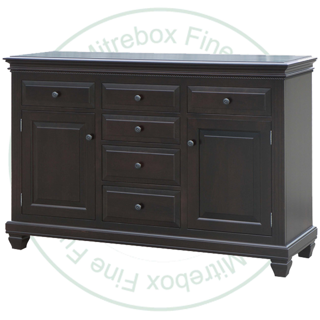 Maple Florentino Sideboard With 2 Wood Doors And 3 Drawers