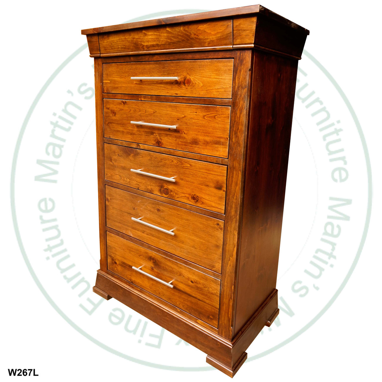 Maple Kensington Chest of Drawers With 6 Drawers