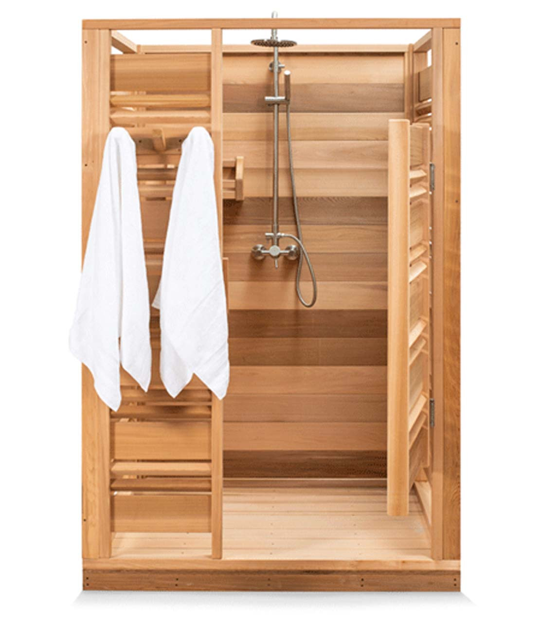 Cedar Outdoor Cloudburst Shower Kit