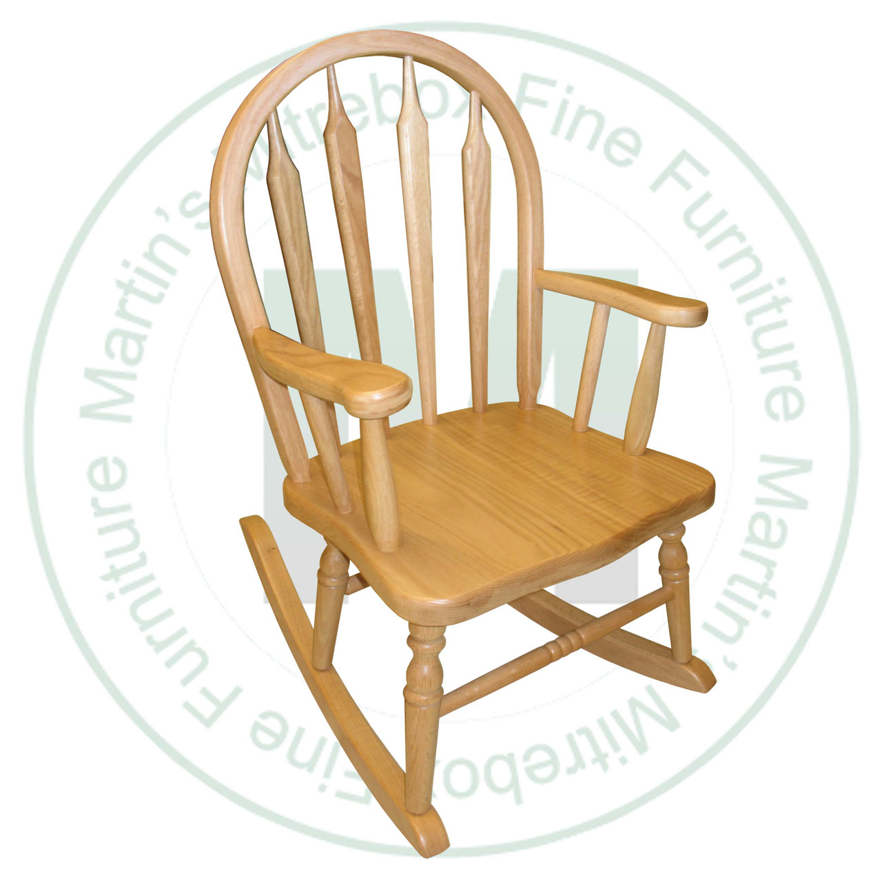 Maple Kids Hoop Back Rocker