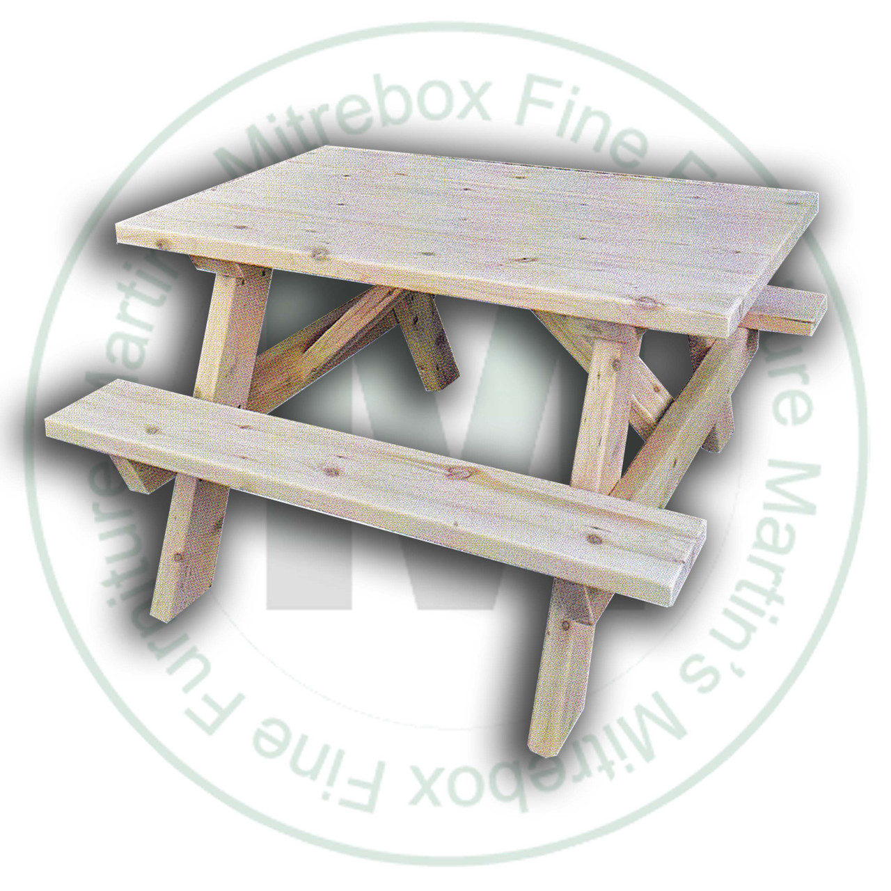 Kids Cedar Picnic Table