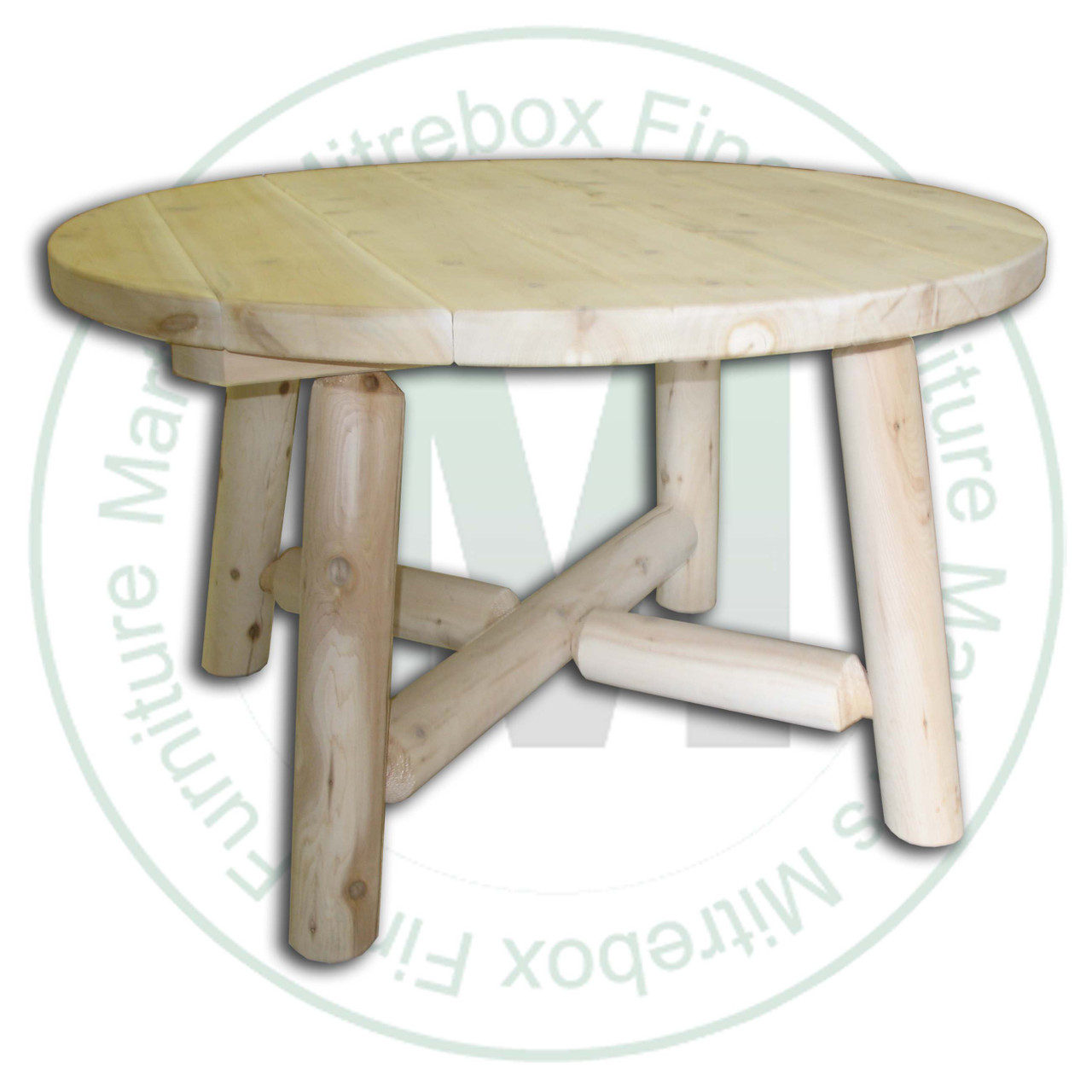 Kids Cedar Log Table