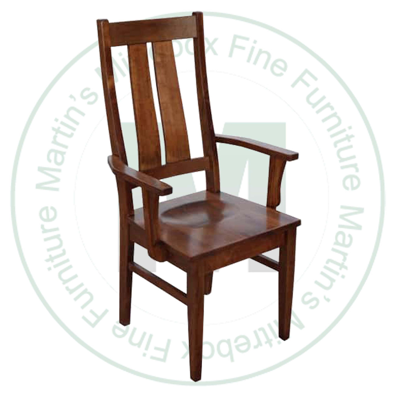 Maple Palisade Arm Chair 17'' Deep x 42'' High x 23'' Wide