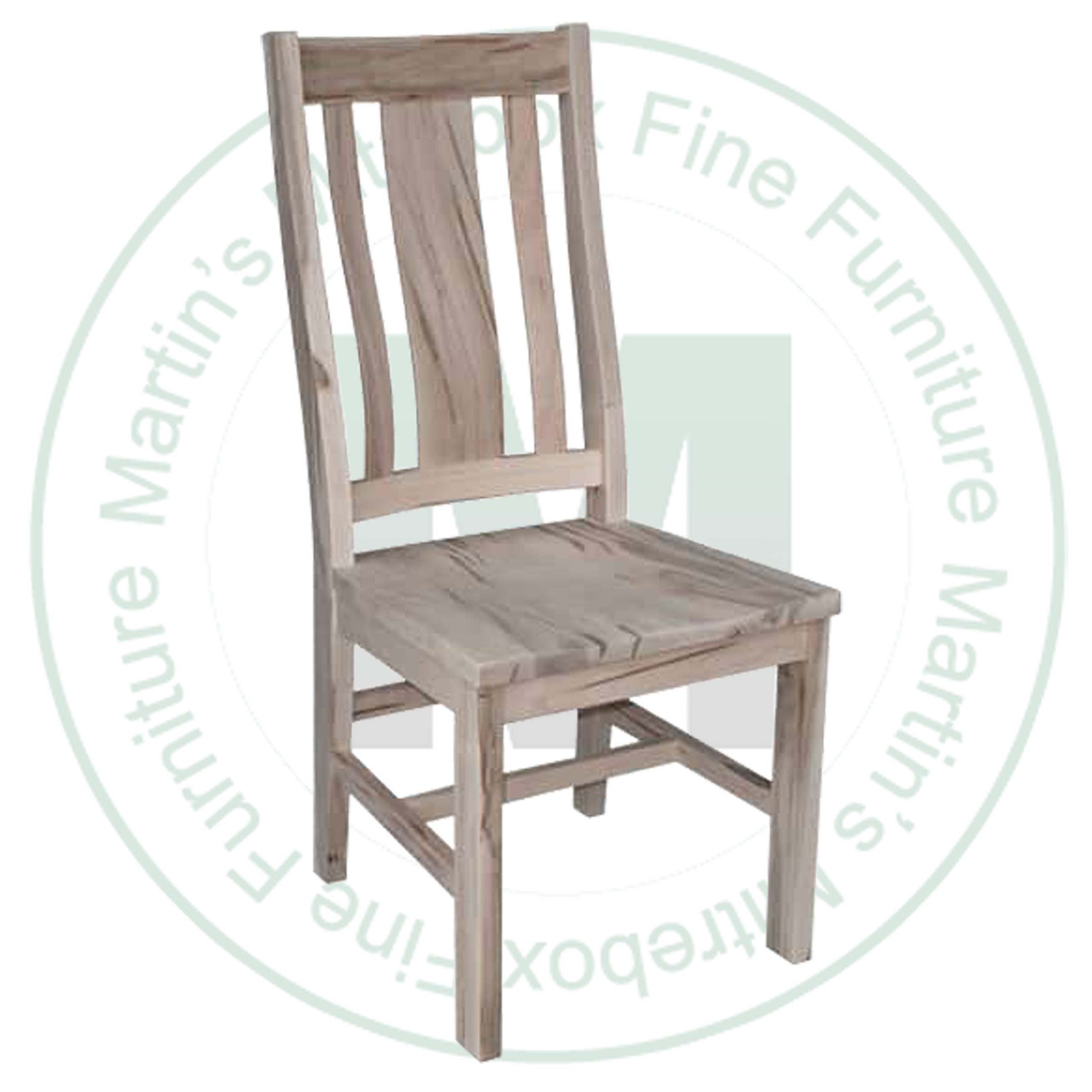 Pine Westbrook Side Chair 00'' Deep x 39'' High x 18'' Wide