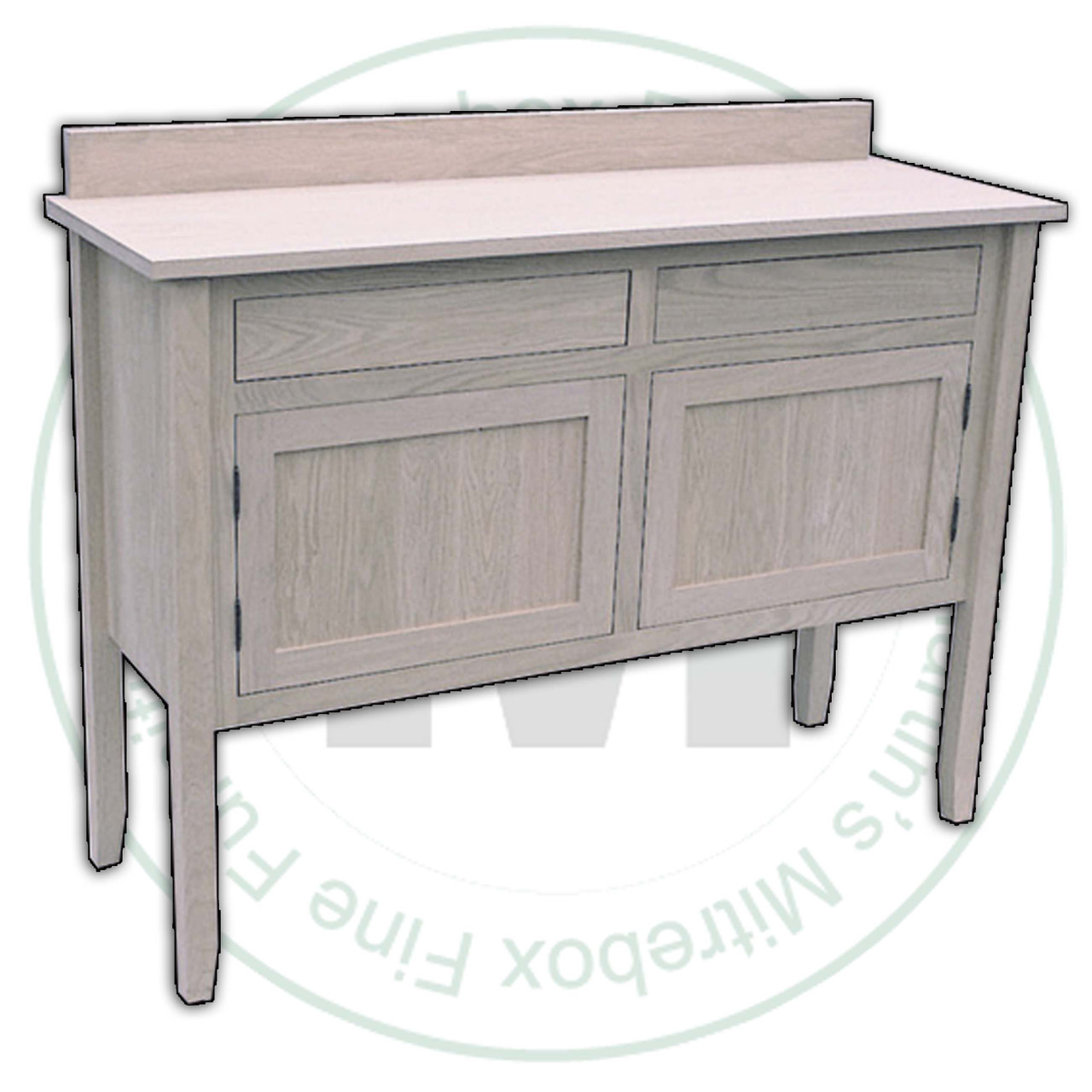 Pine Shaker Sideboard 52''W x 38''H x 18''D