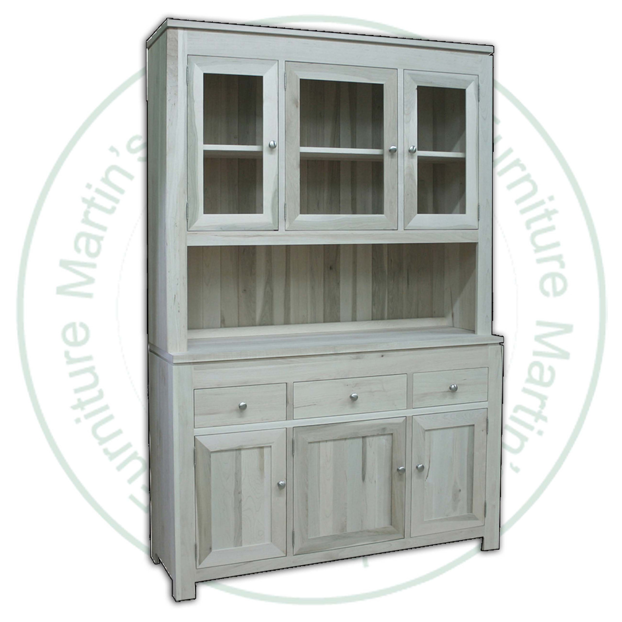 Pine New Port Hutch And Buffet  55''W x 81''H x 18''D