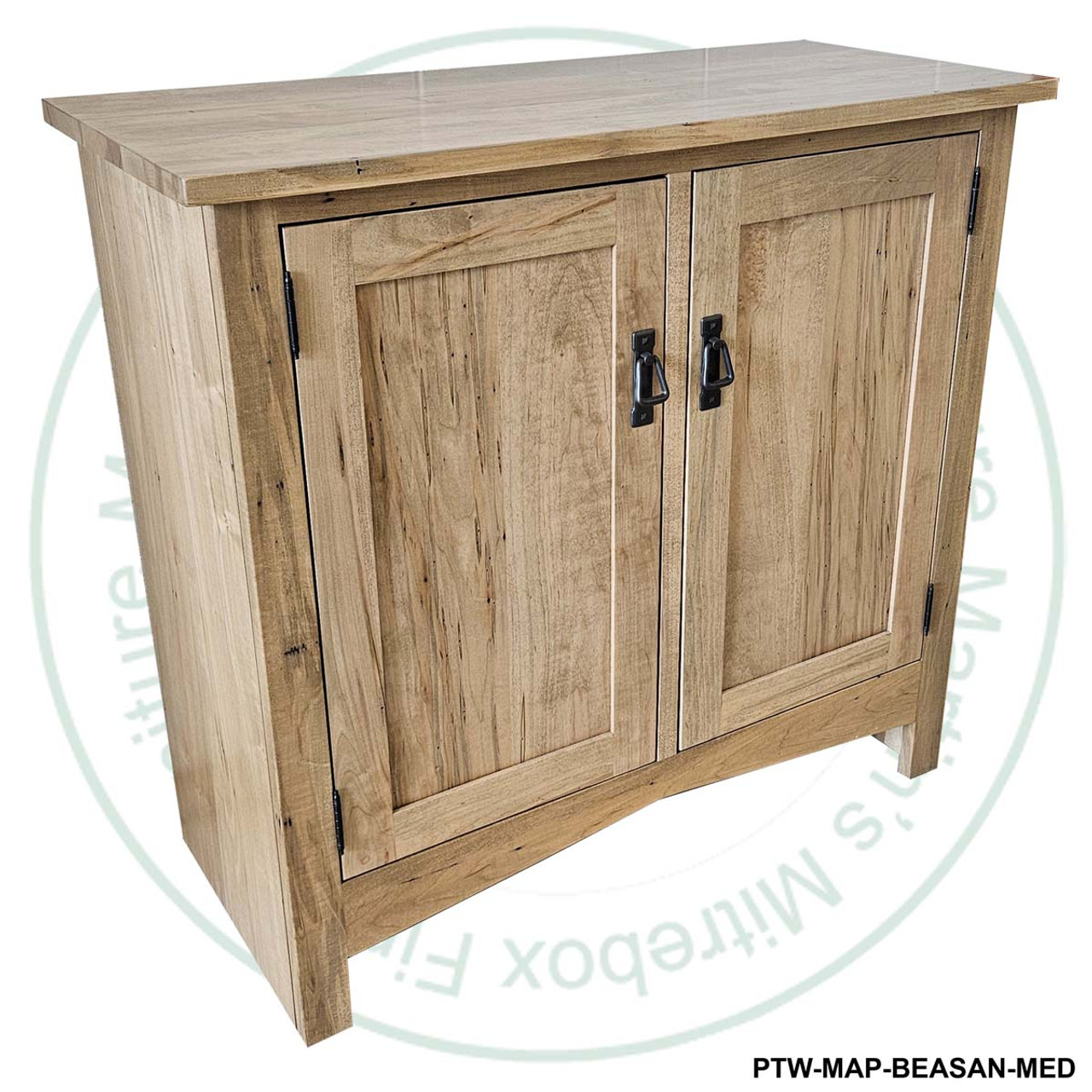 Wormy Maple Shaker Sideboard 36''W x 34''H x 19''D