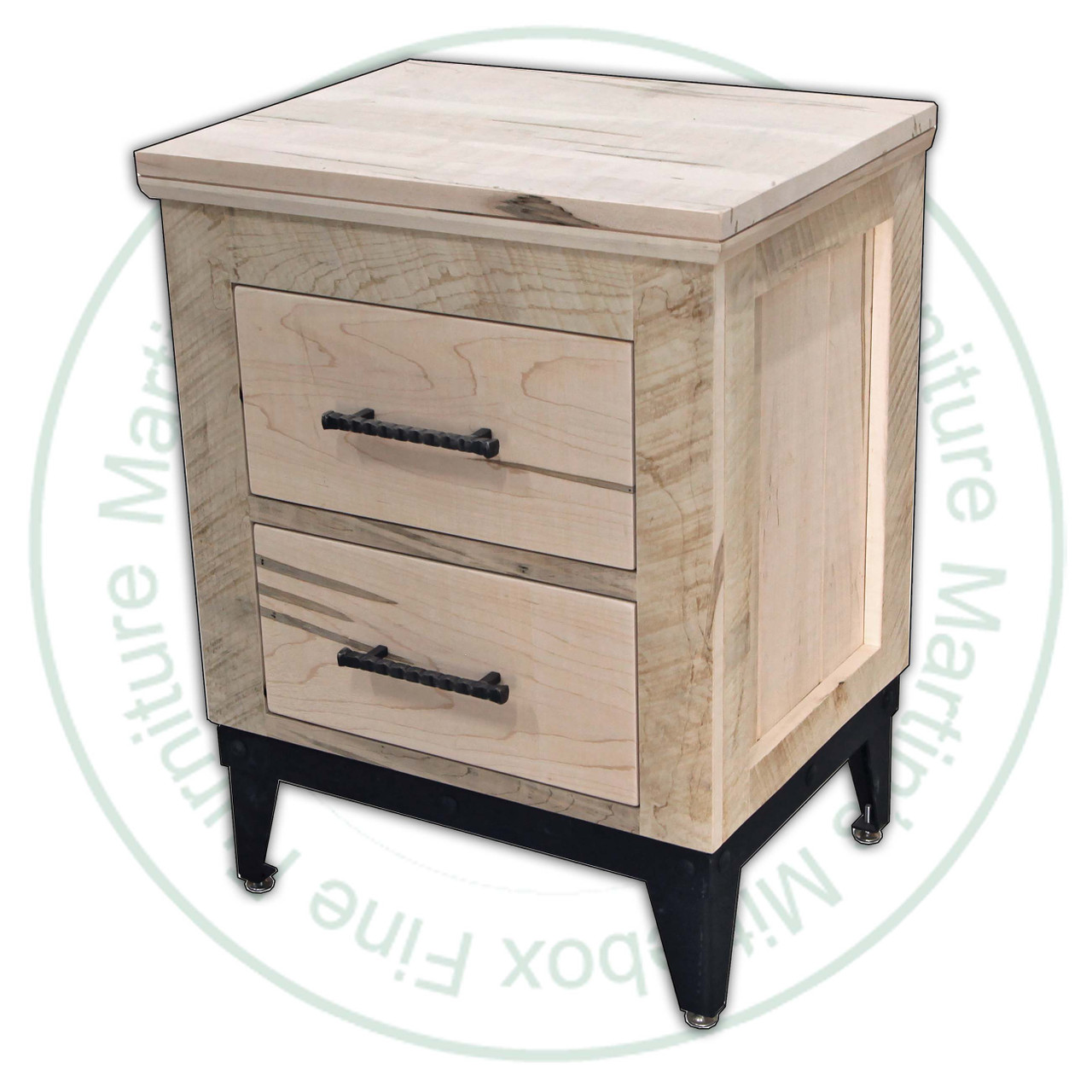 Wormy Maple Lexington Night Stand 24''W x 32''H x 19''D With 2 Drawers