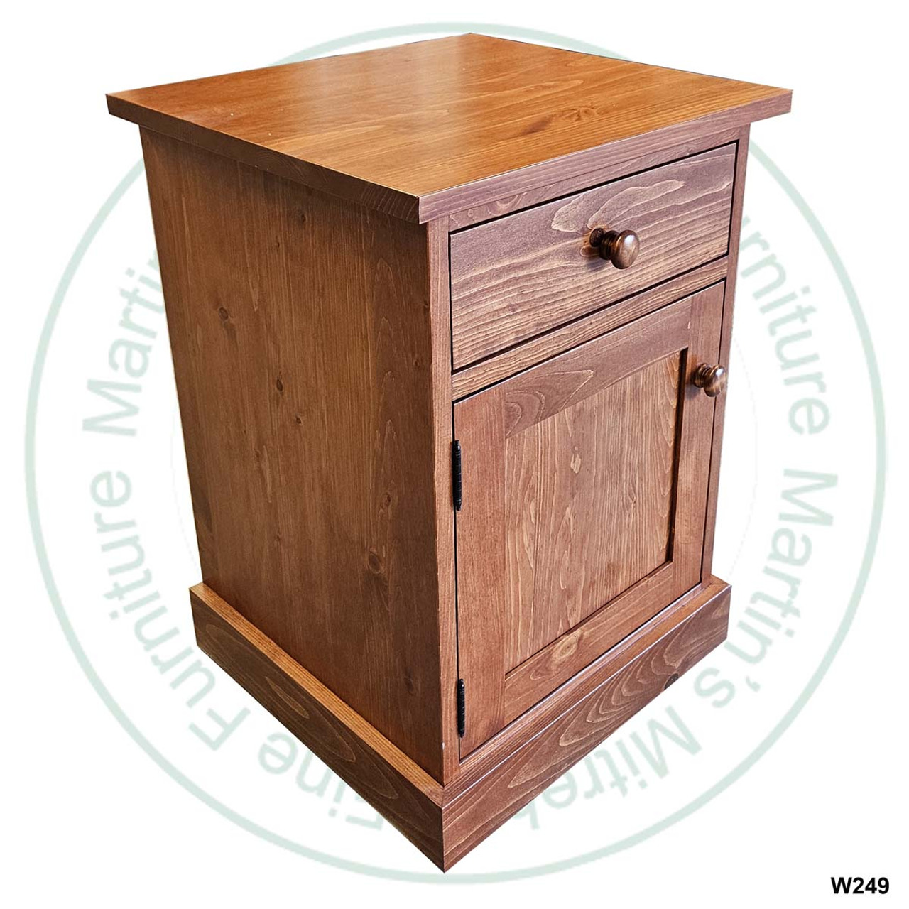 Wormy Maple Cottage Night Stand 20''W x 28''H x 19''D