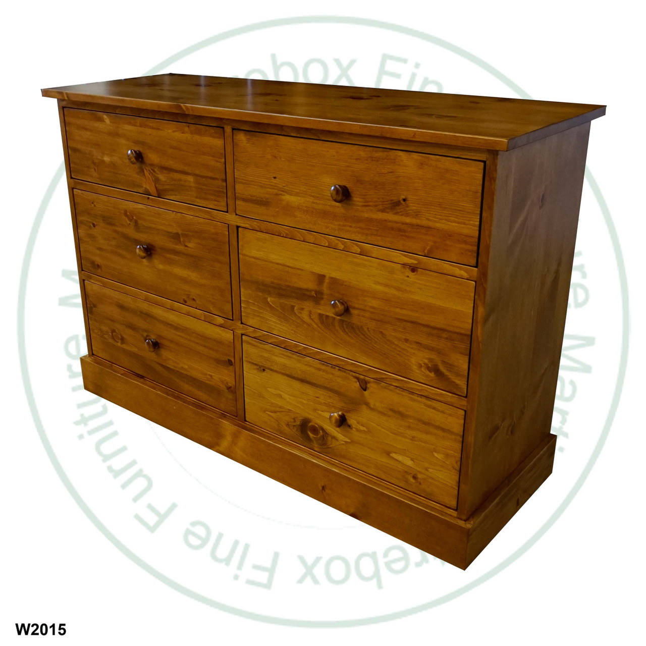 Wormy Maple Cottage Dresser 54''W x 37''H x 19''D