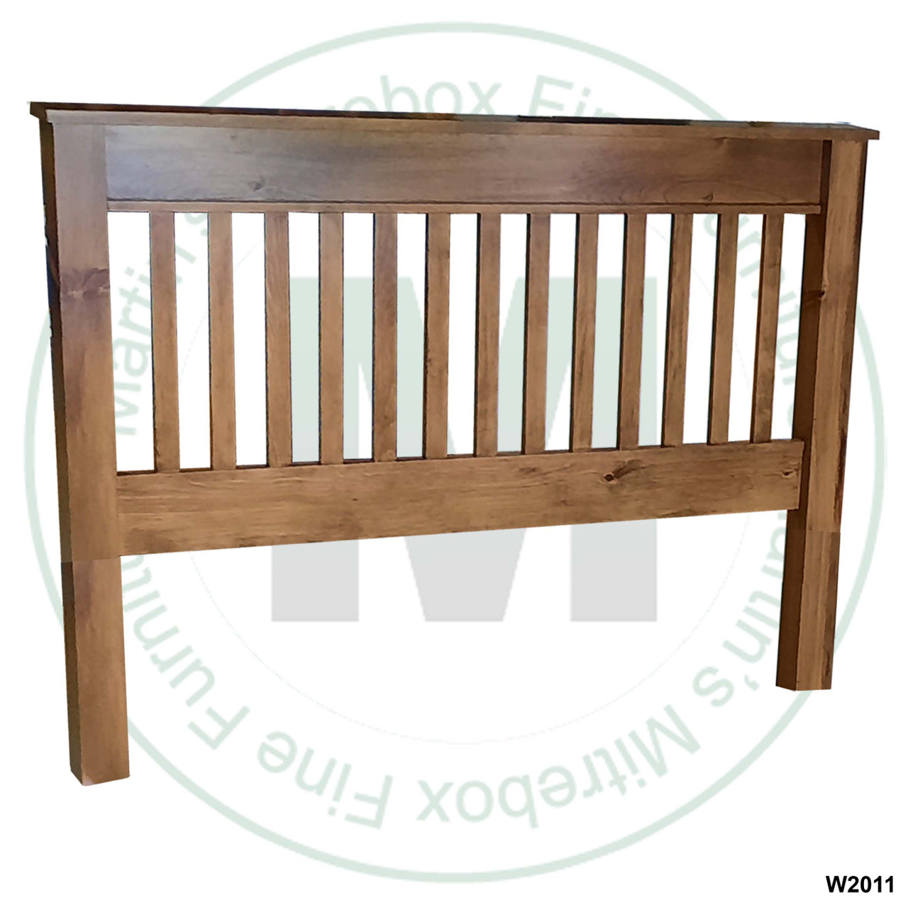 Wormy Maple King Cottage Slat Headboard 47'' Headboard