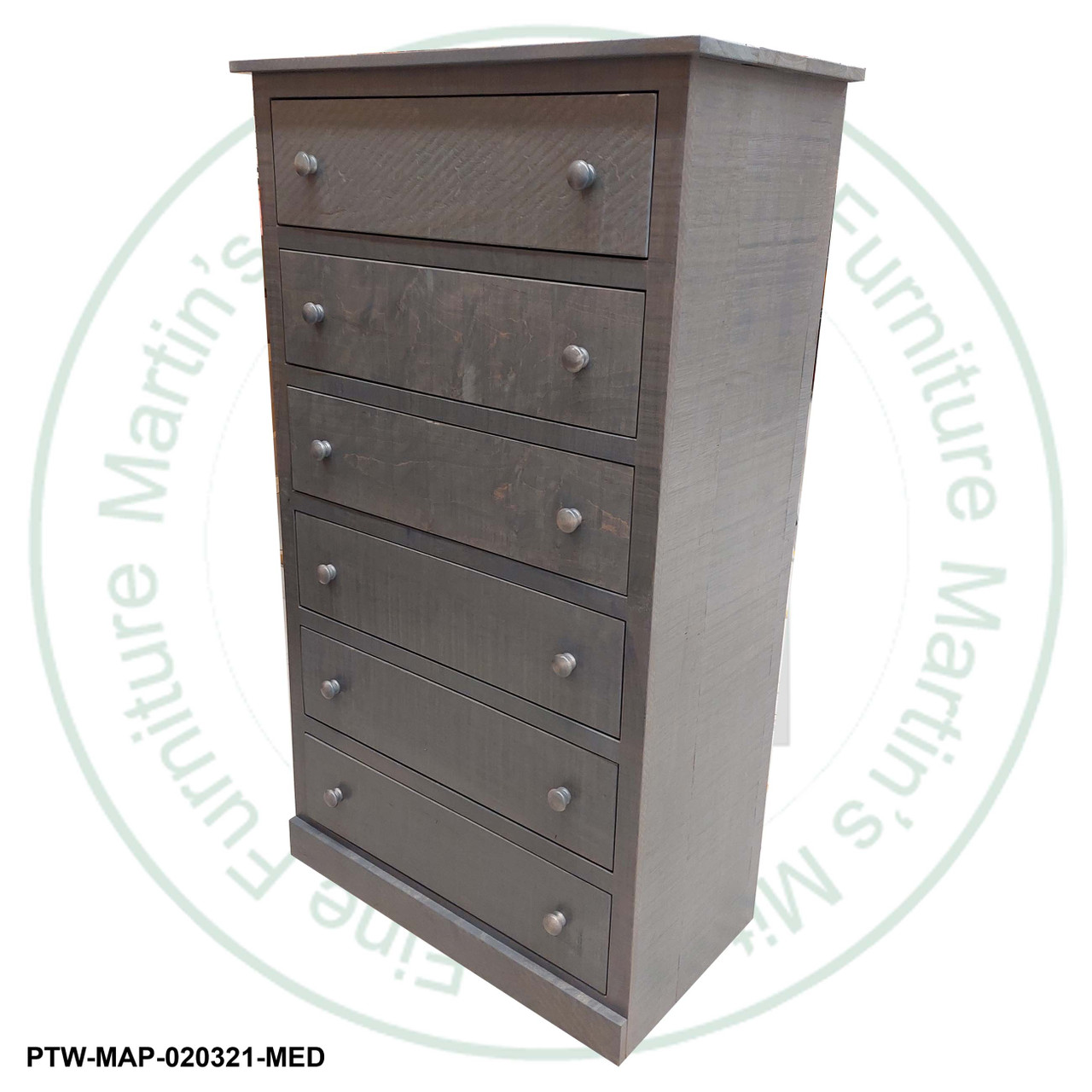 Pine Rustic Pioneer Chest Of Drawers 36''W x 58''H x 19''D