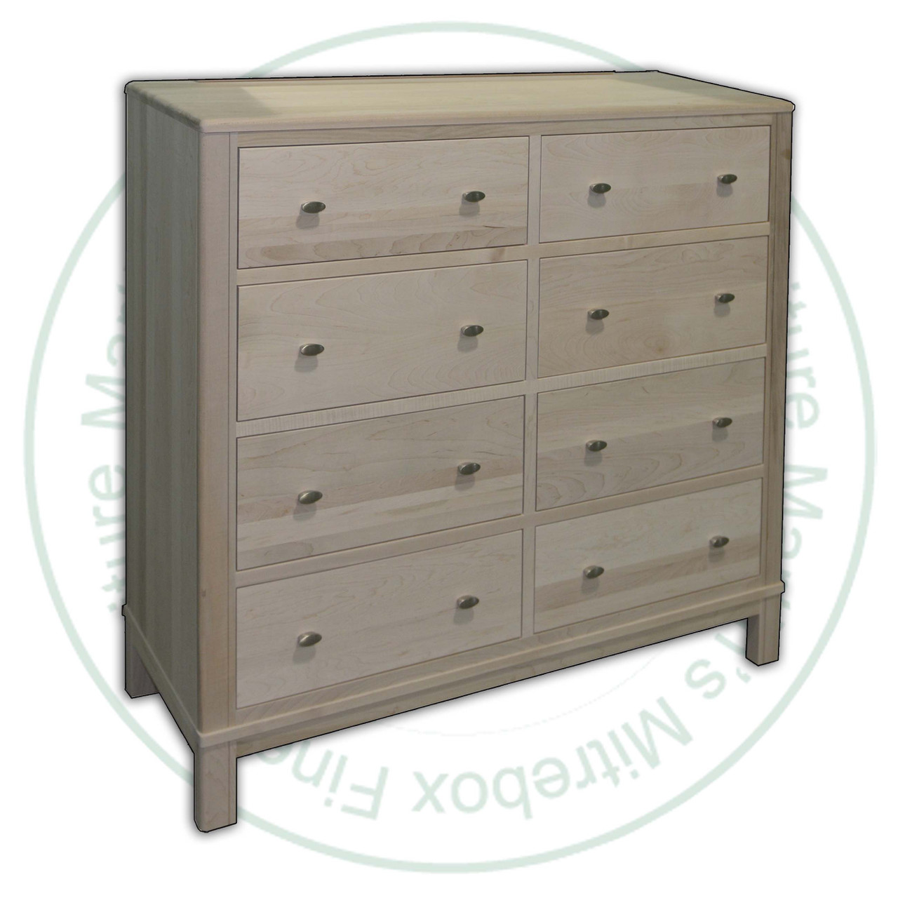 Wormy Maple Urbana 8 Drawer Dresser 62''W x 48''H x 19''D