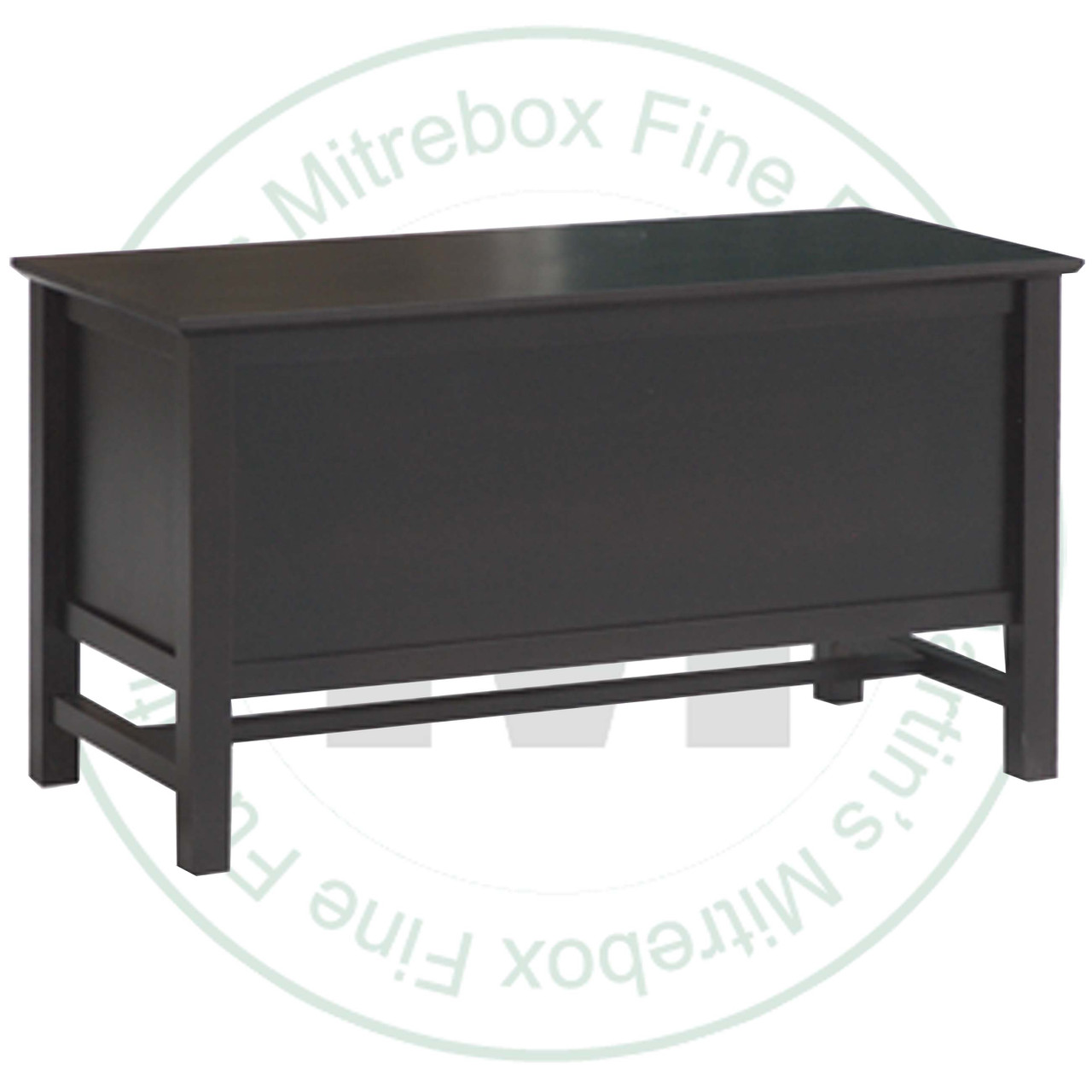 Oak Brooklyn Blanket Box 19.5''D x 41''W x 23''H