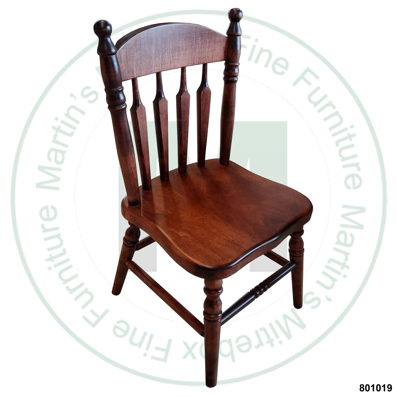 Oak Kids Plain Back Chair